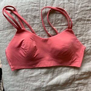 Lululemon Like A Cloud Bra Raspberry Cream Size 8